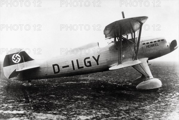 Heinkel He 51 B fighter plane