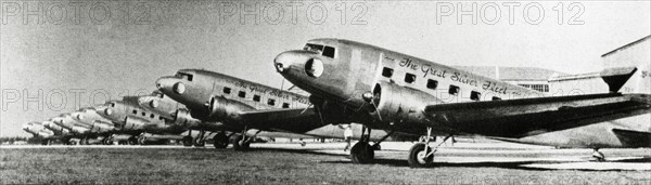 Flotte de Douglas DC-2, 1938