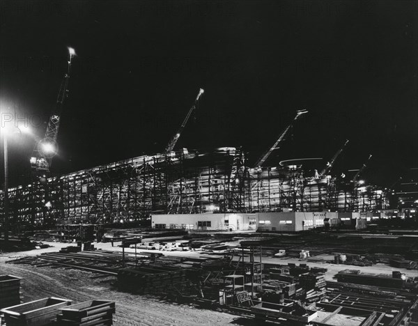 Chantier naval de Portland dans l'Oregon, 1944