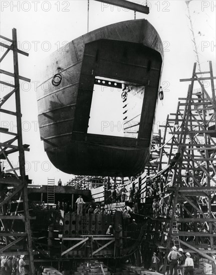 Chantier naval de Portland dans l'Oregon, 1944