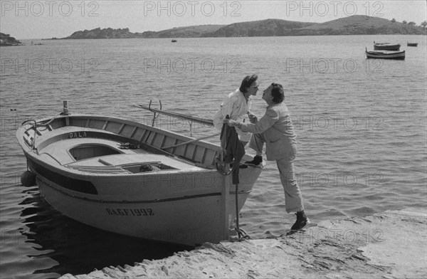 Salvador Dalí et Gala à Port Lligat, août 1957