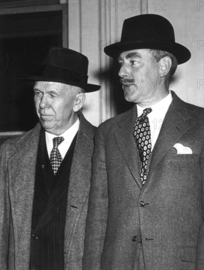 Dean Acheson with Georges Marshall, whom he succeeded as Secretary of State