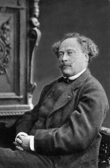 Portrait of Alexandre Dumas jr. also known as "Dumas fils"