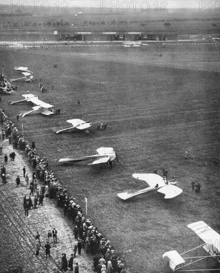 Allemagne. Une escadrille de "Taubes"