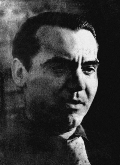 Last photograph of Frederico Garcia Lorca