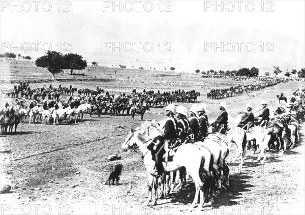 Guerres afghanes entre les anglais et les tribus guerrières de North West frontier