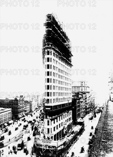 Construction du "Flat Iron" building