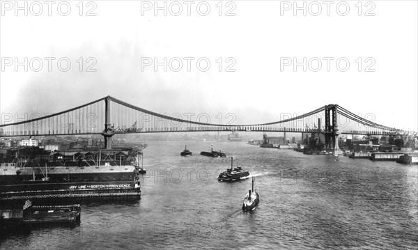 New York. Manhattan bridge