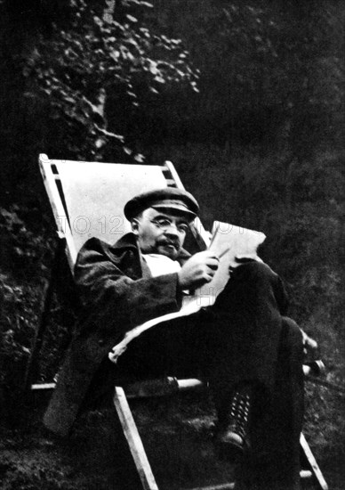 Lenin on holiday in Gorki