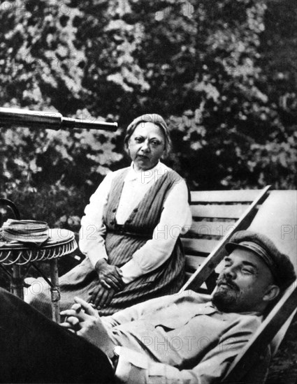 Lenin and N. Krouptskaya s