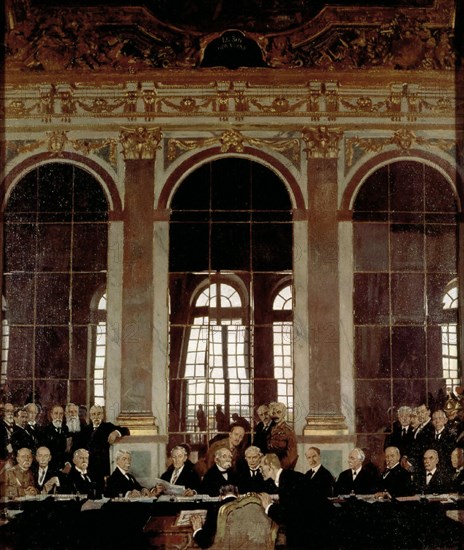 Signature du Traité de Versailles, 28 juin 1919