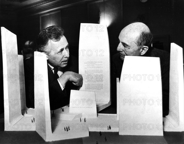 Maquette primée pour un mémorial de Roosevelt.