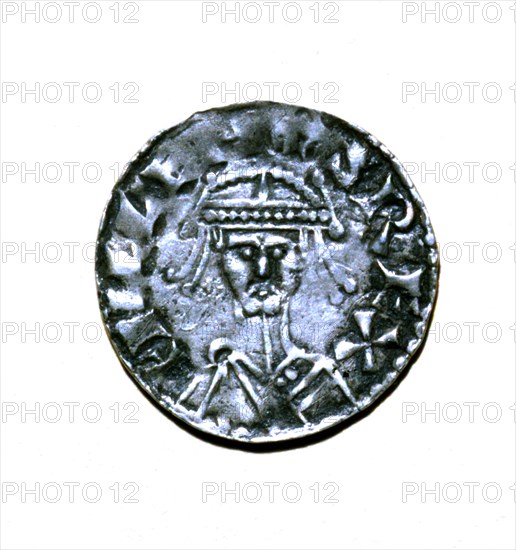 Recto of a silver denier representing William the Conqueror