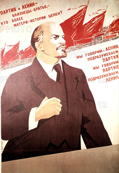 Propaganda poster by Nikolai Denisov