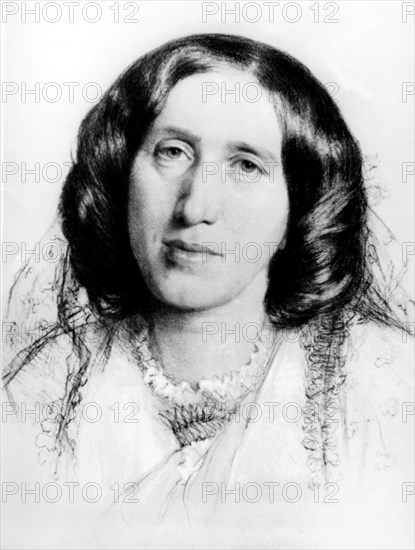 Burton, Portrait of George Eliot (1819-1880)