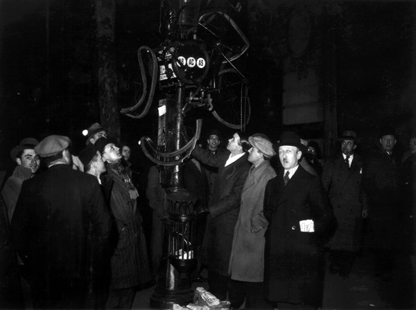 Riots in Paris, place de la Madeleine (1934)