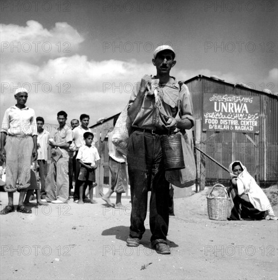 Palestinian refugee camp in the Gaza strip