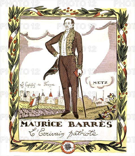 Arnoux, Maurice Barres portrait