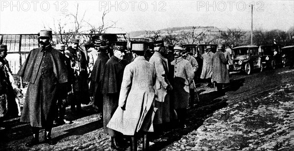 Generals Micheler, Nivelle and Lyautey, 1917