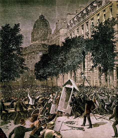 Riots in Paris, in 'Le Petit Journal'