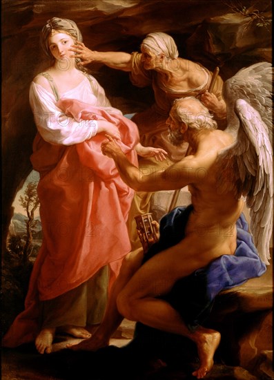 Batoni, Le Temps donnant l'ordre à la Vieillesse de détruire la Beauté