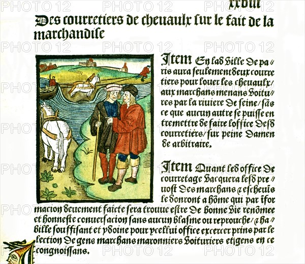 Royal edict of the Paris merchants provotship