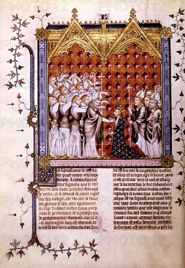 Miniature from the 'Rational of Divine Services', by Guillaume Durand