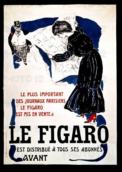 Bonnard, Advertising poster for 'Le Figaro' newspaper
