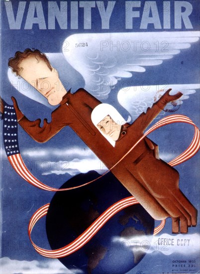 Cover of "Vanity fair", Development of the aeronautics industry in the USA
