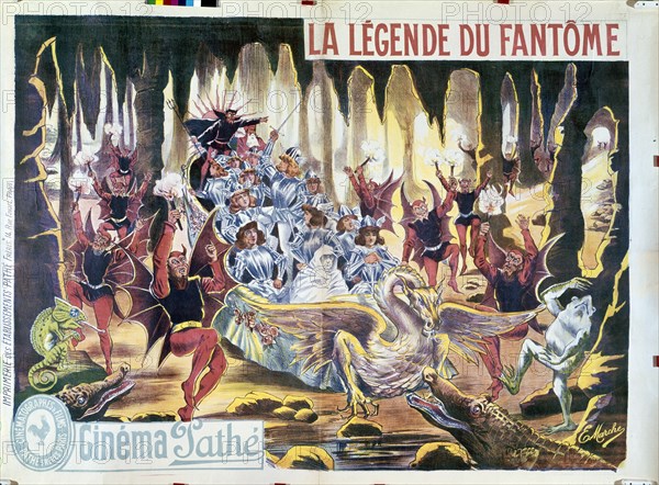 Affiche de cinéma : "La légende du fantôme"