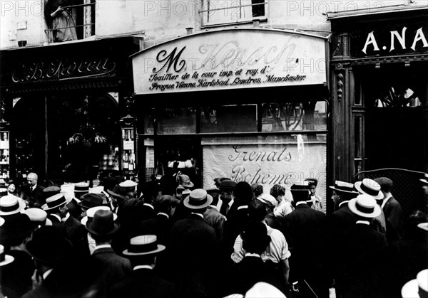 Une boutique saccagée à Paris