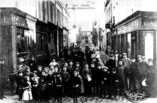 Alexandrine street in Paris