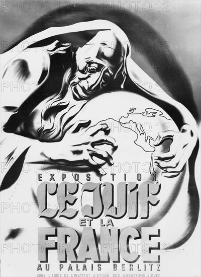 "France and the Jew". Antisemitic poster by R. Peron