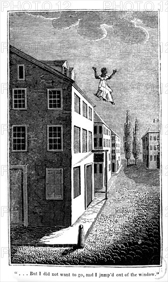 A young black slave woman commits suicide