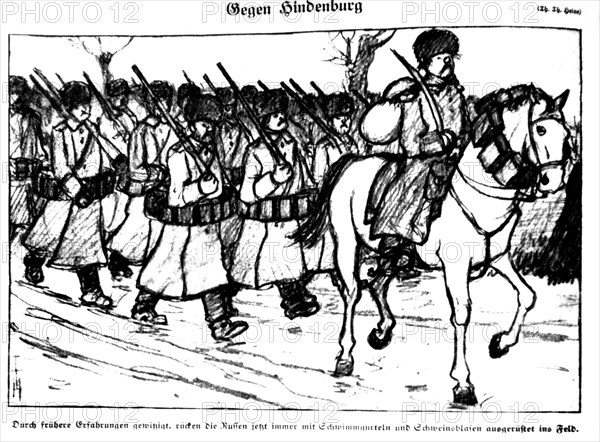 Heine, Soldats allemands traversant la campagne