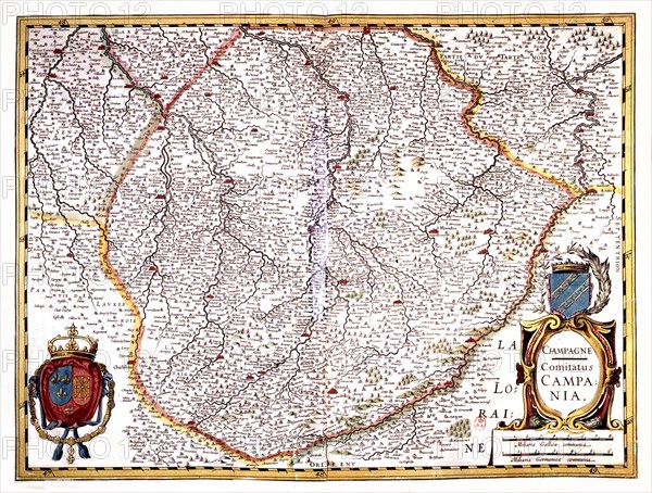 Carte de la Champagne