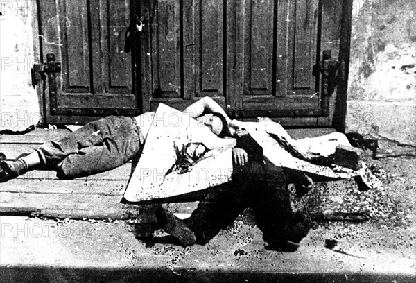 Ghetto de Varsovie. Victimes de la "Grande action"