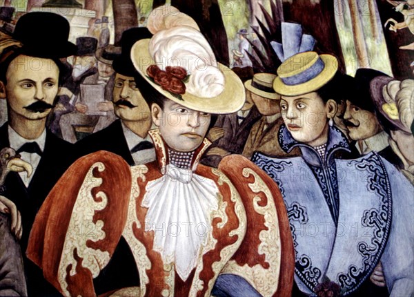 Rivera, Fresco of the Prado Hotel