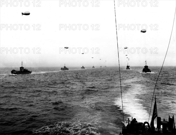 Jour J. Débarquement des troupes alliées en Normandie