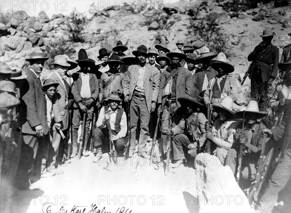 Mexican revolution. Orozco and his men