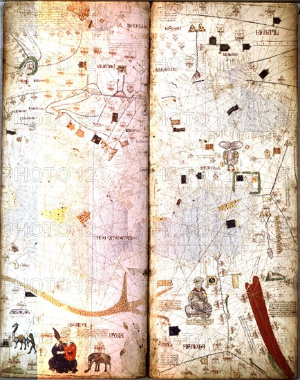 Catalan atlas: Oriental Mediterranean map