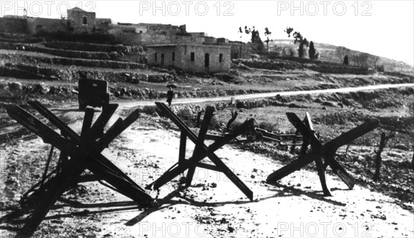 Barricades sur les routes palestiniennes