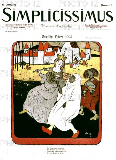 Caricature against Germany in Africa