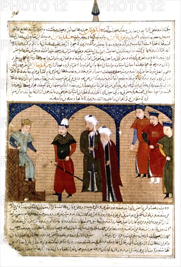 Persian manuscript illustrated with 106 paintings: "Jami'al Tawarikh" by Rachid ad-Dîn (History of the Mongols)