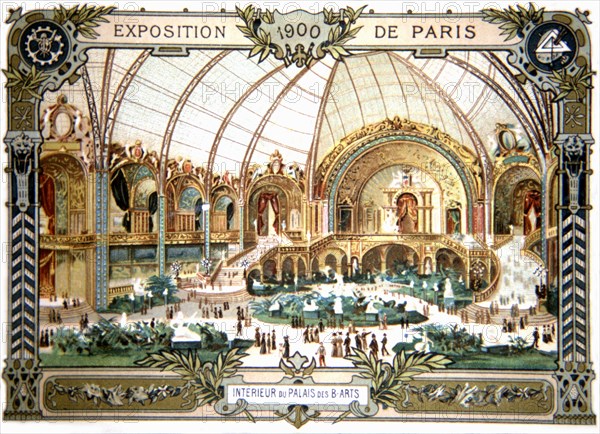 Paris. Exposition universelle. Intérieur du Palais des arts