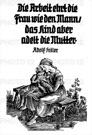 Almanach issued by Hitler's organization 'Winter Charity Organization'