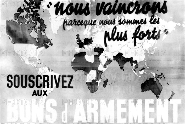 Affiche de Propagande pour des bons d'armement