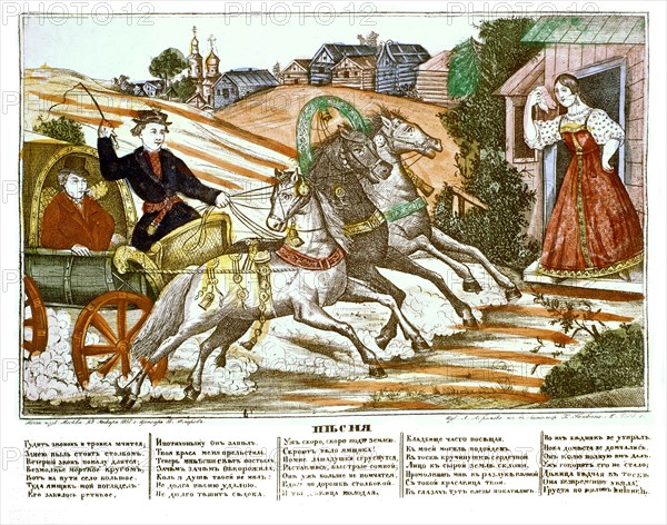 Russian popular imagery: the troika
