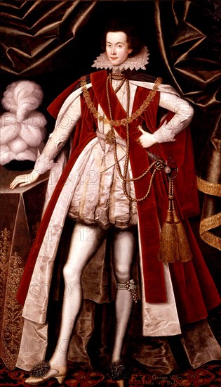 Portrait of Georges Villiers, Duke of de Buckingham