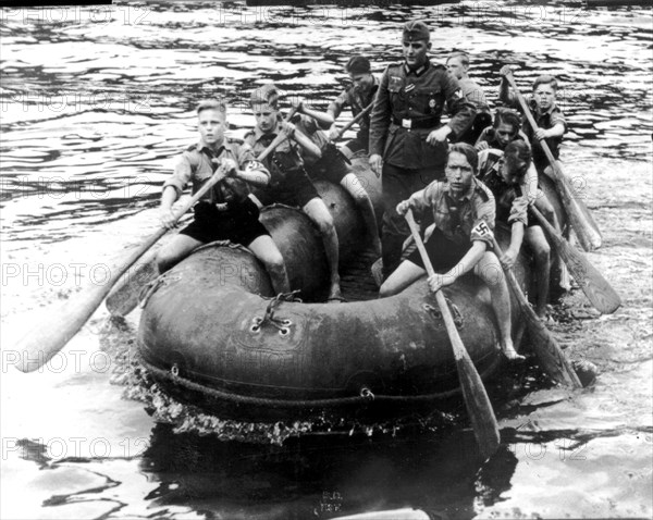 Hitler Youth exercising